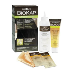 Biosline BIOKAP Nutricolor delicado tinte de pelo de color marrón chocolate oscuro 2.9 en oferta