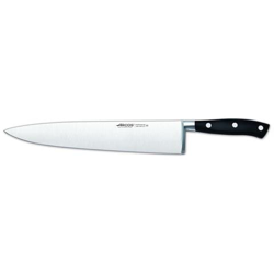 Serie Riviera - Coltello Da Cucina - Acciaio Inossidabile Forgiato Nitrum 300 Mm - Manico Polioxymetilene (pom) Colore Nero en oferta