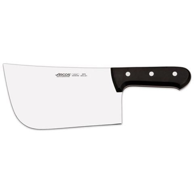 Serie Universal - Mannaia da cucina - Lama Acciaio Inossidabile Nitrum 220 Mm - Manico Polioxymetilene (pom) Colore Nero