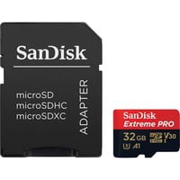 SanDisk 32GB 100MB/s Extreme Pro UHS-I microSDHC Scheda Memoria con SD Adattatore - SDSQXCG-032G precio