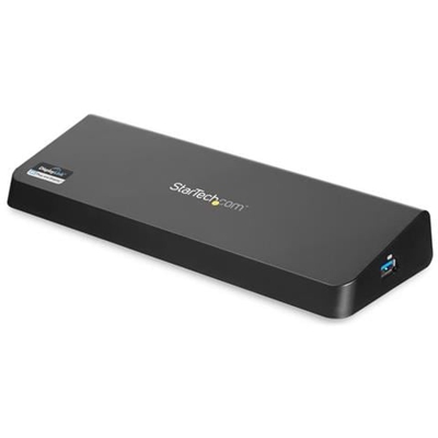 Docking Station Laptop universale USB 3.0 a doppia uscita video 4K DisplayPort / HDMI - Gbe + porta USB a ricarica rapida