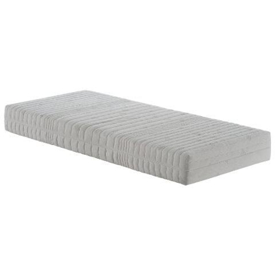 Materasso Singolo Poliuretano Sfoderabile Misure 80x190 Alto 21 Cm Mod. Ecopure Con Cuscino In Memory Foam Mod. Saponetta