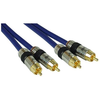 89730P 30m 2 x RCA Blu cavo audio