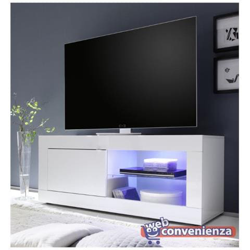 Basic Porta Tv Contenitore 1 Anta Bianco 140 Cm características