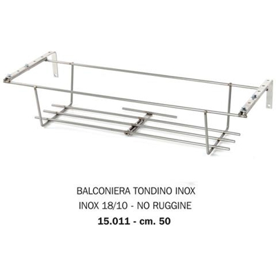 Balconiera - No Ruggine - Tondino Inox