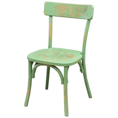 Sedia Thonet In Massello Di Frassino E Seduta Rattan Finitura Verde Anticato L48xpr55xh88 Cm