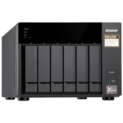 NAS TS-673-8G AMD RX-421ND 2.1 GHz 2 Slot Interfaccia ATA / Seriale ATA II / Serial ATA III RAM 8 GB 4x USB 3.0 QNAP Turbo precio