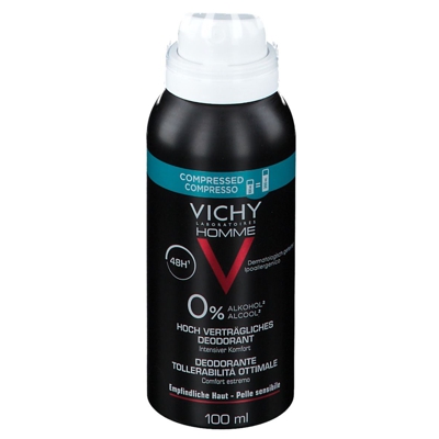 Vichy Homme Deodorante Spray Ottima Tollerabilità 24 h