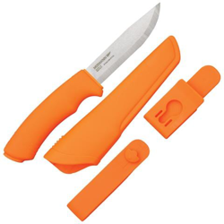 Coltello Mora Bushcraft orange en oferta